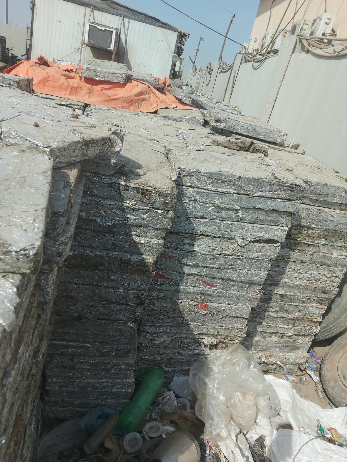 سكراب قصدير مكبوس 